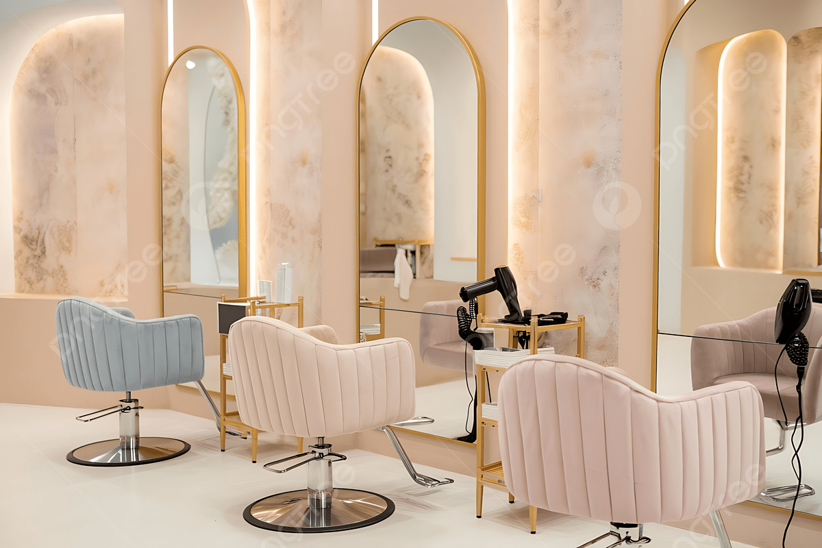 Salon interior overview