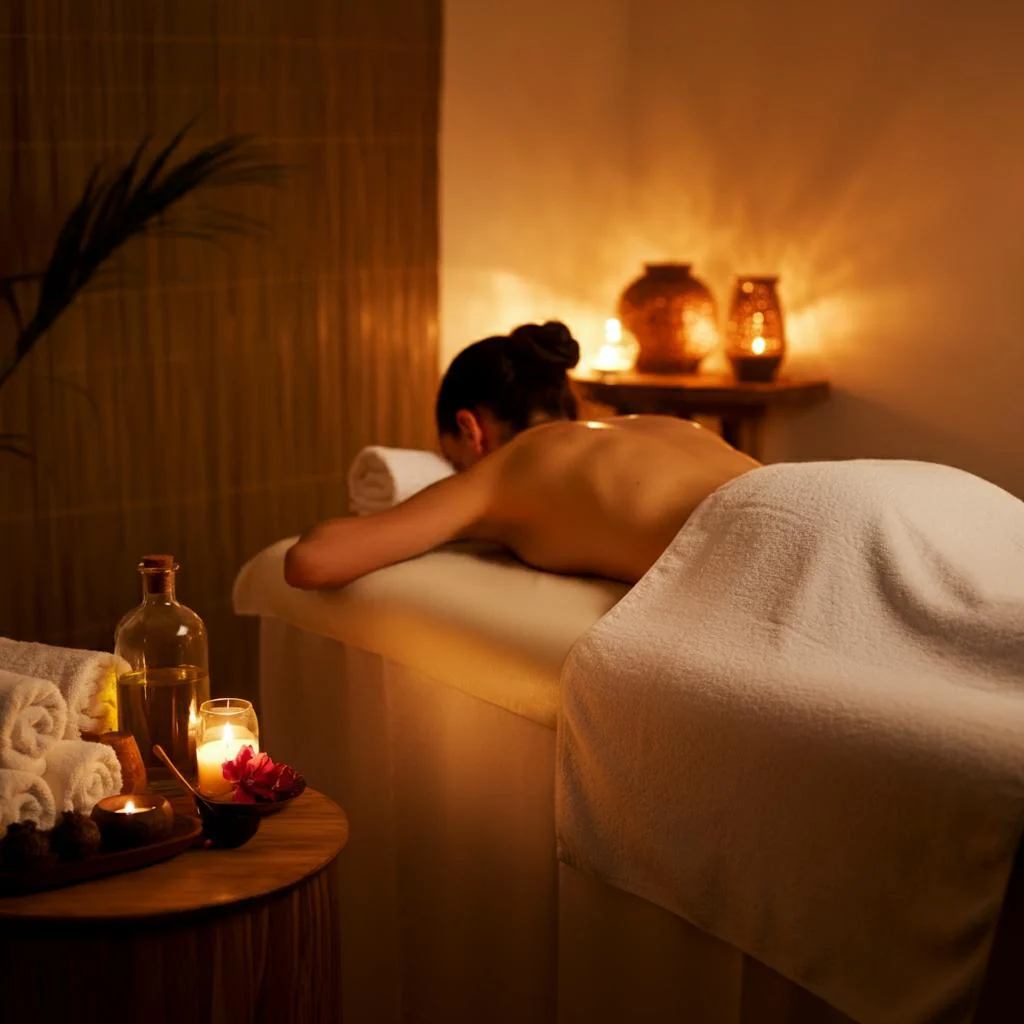 Relaxing body massage